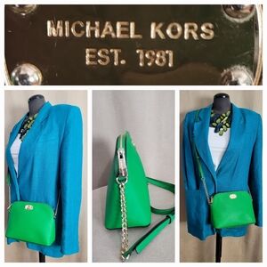 MKors Leather CINDY DOME Crossbody Bag
